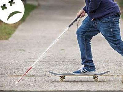 早起看片！盲滑手的滑板日常