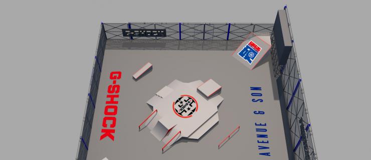 2018 G-SHOCK 力“腕”狂“蓝” Skate Cred 成都站场地图和名单