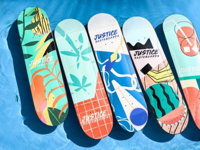 Justice2018「Summer」系列板面-陪你度过最清凉的酷暑