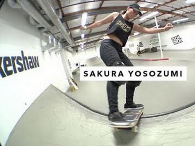 16岁日本女滑手Sakura Yosozumi作客TWS板场