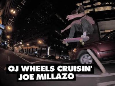 OJ Wheels最新影片「Cruisin Chicago」！Joe Milazzo夜滑芝加哥街头