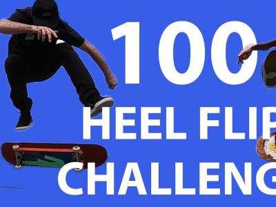 Mike Mo联手跟翻王子Neen Williams-100个Heelflips挑战