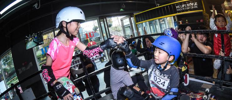 见证新生代力量！2018上海城市业余联赛滑板项目总决赛赛场