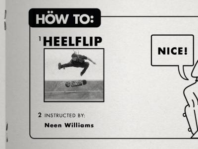 [中文字幕]跟翻王Neen Williams教你踢出神仙Heelflip