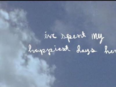 春日惬意影片放送：「i've spent my happiest days here」