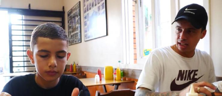 偶像的力量，Luan Oliveira给小粉丝Kauan Souza传递正能量