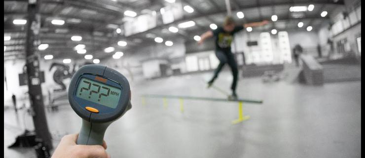 Kanaan Dern作客berrics板场，挑战速度最快Nosegrind 